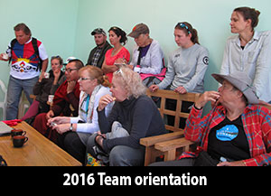 2016 Team Orientation