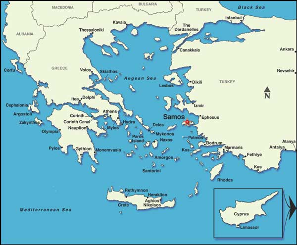 Samos Island Greece Map Feb 19: Hands On Global Is On Their Way To Samos, Greece! – Hands On Global