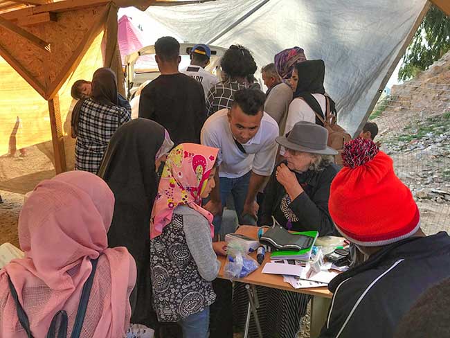 Samos HOG Refugee Medical Tent