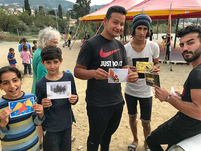Samos Refugees Cards