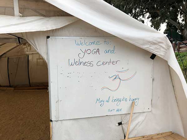 yoga for refugees
