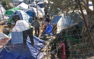 refugee tents