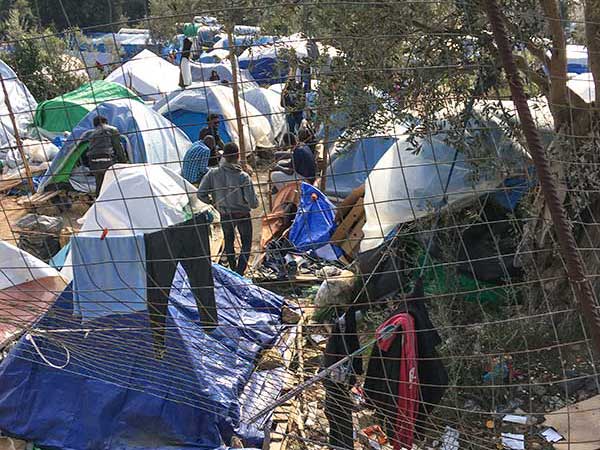 refugee tents