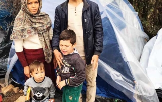 Samos Refugee Family